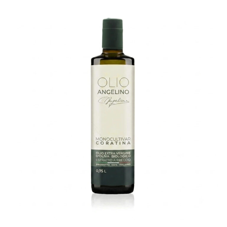 Olio Extravergine d'Oliva Biologico Monocultivar Coratina - Bottiglia da 0,75L